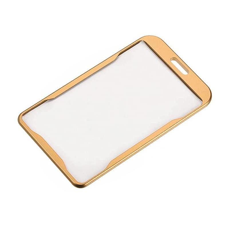 Premium Aluminium ID Card Holder -Gold